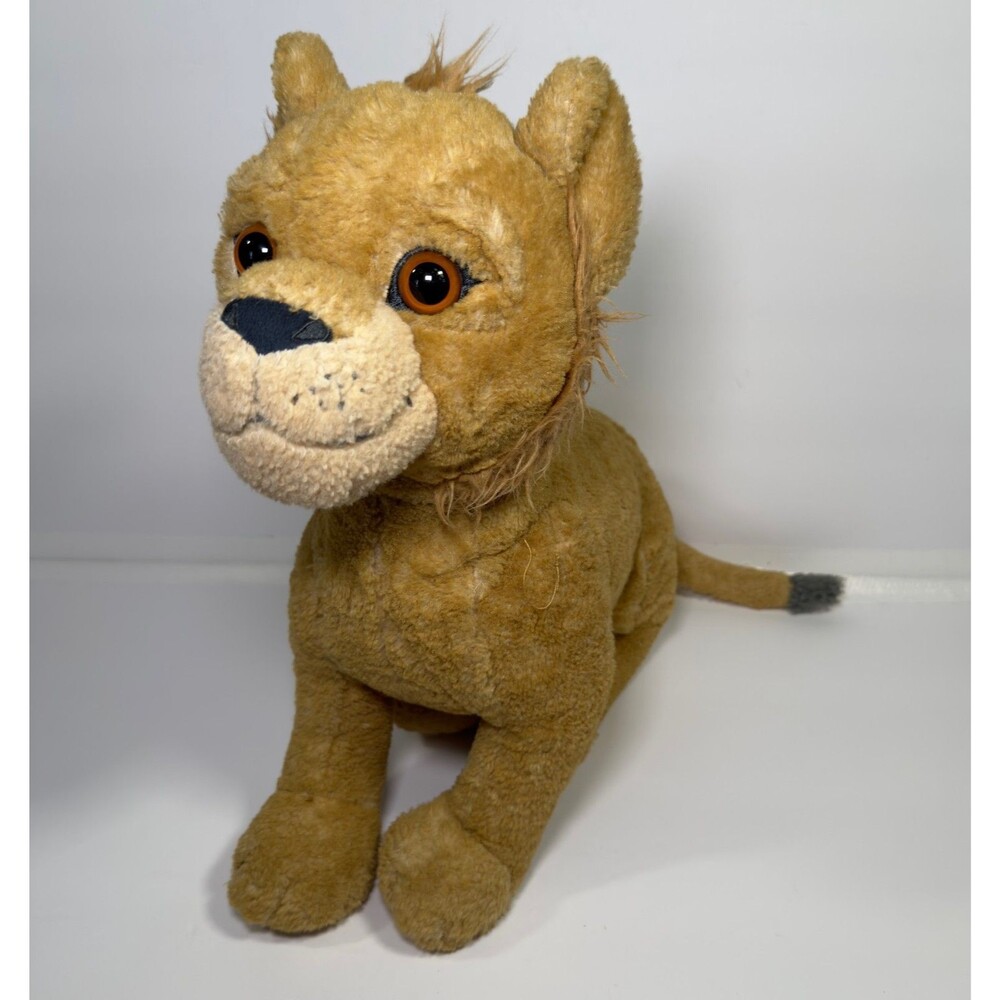 Disney The Lion King Plush Young Simba Talking Stuffed Animal w/ Sound TESTED